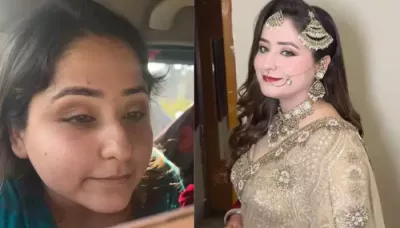  Bride Becomes Her Own MUA, Does Bridal Makeup Inside Cab While Stuck In Delhi's Traffic   