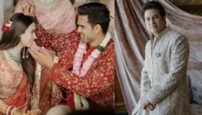  Sachin Tendulkar Wore An Emerald Brooch By Manish Malhotra For Son, Arjun's Wedding, Know Its Price   