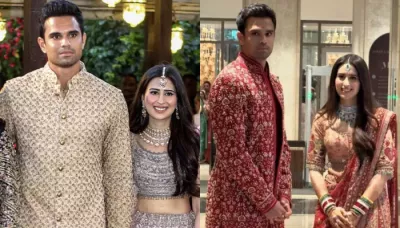  Arjun Tendulkar's Unseen Mehendi Moment With Saaniya Chandhok Goes Viral, Fans Say, 'Introvert..'   