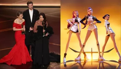 'KPop Demon Hunters' Big Sweep Among Oscar Winners 2026, Huntrix Brings 'Golden' To Life On Stage