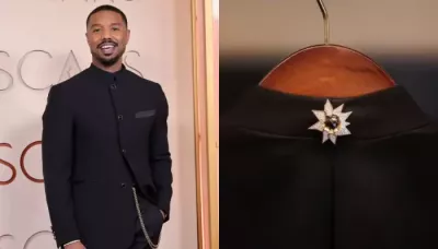 Michael B Jordon Wore A Secret David Yurman Brooch To Oscars 2026, Here's How Much It Allegedly Cost