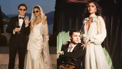  Zendaya Reacts To People Congratulating Her Over Her Viral Wedding Pics With Tom Holland, 'Babe..'   