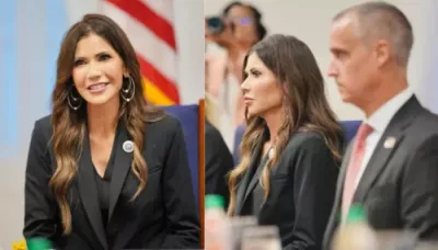  Kristi Noem Gets Slammed After New Photos Of Her With Corey Lewandowski Surface Amid Affair Buzz   