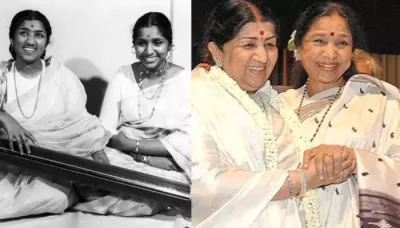  Asha Bhosle's Sister Lata Mangeshkar Had Cut All Ties After Her First Marriage Against Family's Wish   