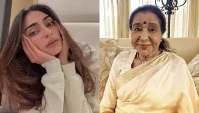  Athiya Shetty Shares Lata Mangeshkar's Photo To Pay Tribute To Asha Bhosle, 'Itna Bada Gawar Koi...'   