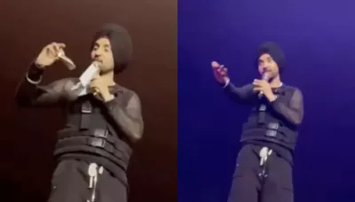  Diljit Dosanjh Stop Concert Mid-Way For Surprise 'Gender-Reveal' Announcement 'Lakshmi Aa Rahi Hai'   