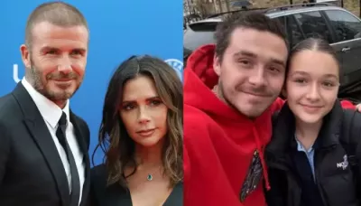  David And Victoria Beckham Call Out Brooklyn's Allegations 'Nonsense' Amid Harper's Visit To Him   