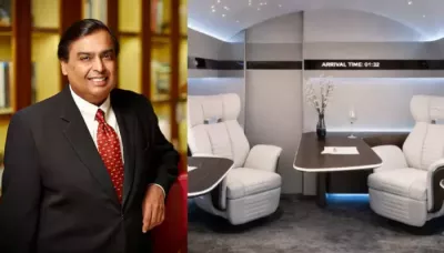  Inside Glimpses Of Mukesh Ambani's Luxurious Boeing 737 Max 9 Private Jet Worth USD 150 Million   