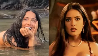 Salma Hayek Looks 'Ageless' At 60, Flaunts Bare Body And No Makeup Face Just Days After Her Birthday