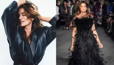  Cindy Crawford Had A Wardrobe Malfunction On The Gucci Runway, 'My Heel Came Out Of My Shoe...'   