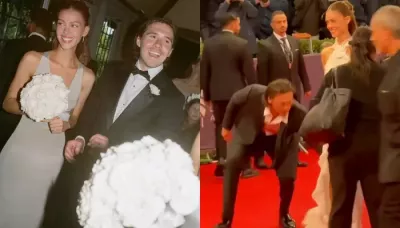  Nicola Peltz Gets Irritated With Husband Brooklyn Beckham As He Tried To Fix Her Train On Red Carpet   