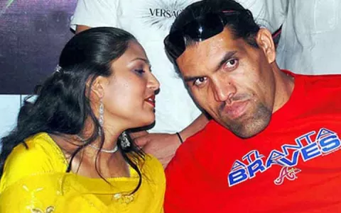 The Great Khali's Love Story With His Wife, Harminder Kaur Shows Rare ...