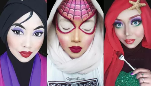 This Super-Talented Makeup Artist Uses Her Hijab To Transform Into Stunning Disney Characters