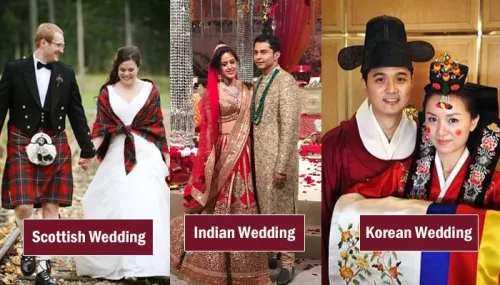 10 Different Places All Round The World And Their Auspicious Colours During The Wedding