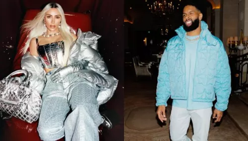 Kim K And Alleged BF, Odell Beckham Jr. Keeping Their Romance Under Wraps Due To 'Kardashian Curse'?