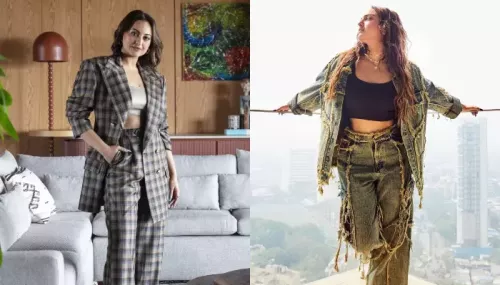 Inside Sonakshi Sinha's Sea-Facing Home: From Vintage Furnitures, Art Studio, To Glass Wall Balcony