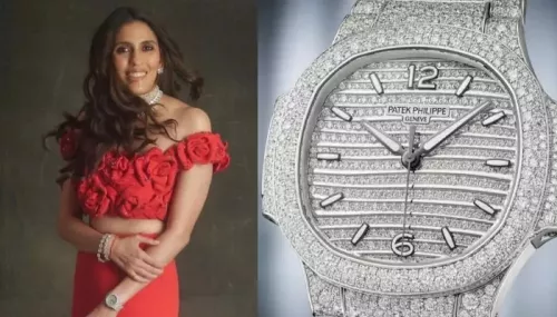 Shloka Mehta Flaunted A Diamond-Encrusted Watch Worth Rs. 4.8 Crores At Anant Ambani's Cocktail