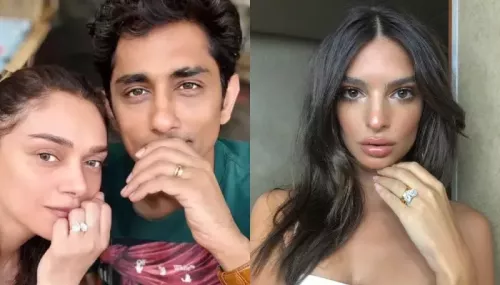 Aditi Rao Hydari's Engagement Ring Has Resemblance With Emily Ratajkowski's Double-Diamond One