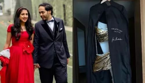 Radhika Merchant's Space-Themed Wedding Party Dress' Look Is Out, Made With Aerospace Technology