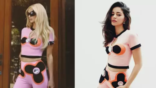 Ananya Panday Or American Reality TV Star, Paris Hilton, Who Wore Area's Chic Co-Ord Set Better?