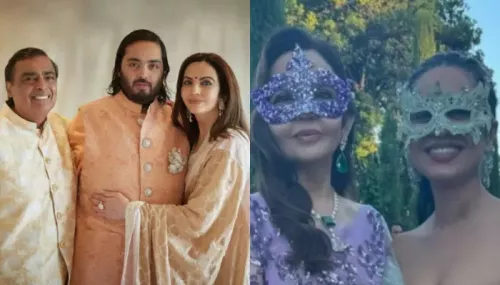 Nita Ambani Opts For Gigantic Emerald-Diamond Necklace And Earrings For Anant-Radhika's Cruise Bash