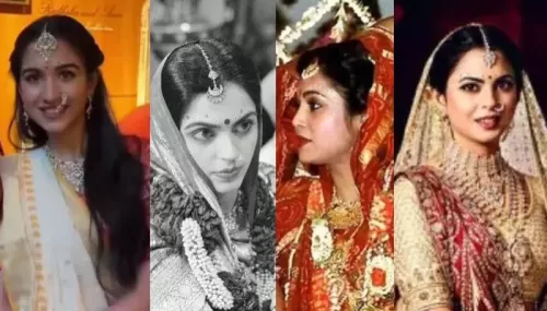 Radhika Merchant Flaunts 'Peer Bindi' On Her Forehead Just Like Ambani Women Did On Their Weddings