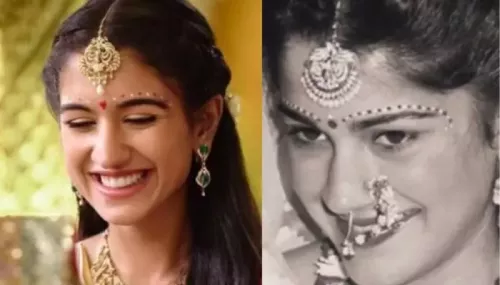 Radhika Merchant Recreated Her Mother, Shaila Merchant's Bridal Look For Her 'Griha Shanti Puja'