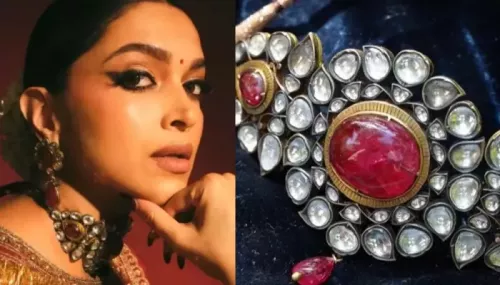 Deepika Padukone's Antique Choker With Sapphires And Ruby Was Originally A Bazuband From Sikh Empire