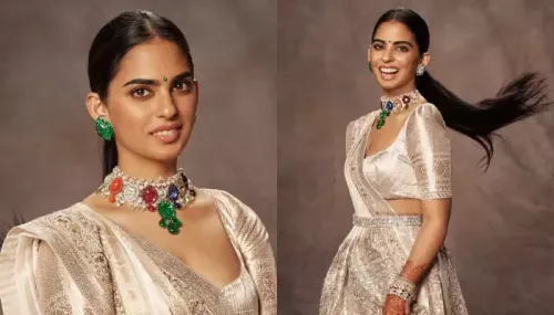 Isha Ambani's 'Navratan Haar' Took Three Years To Collect, She Wore Blue Sapphire For The First Time