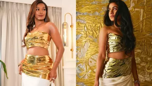 Influencer, Sarah Sarosh Recreates Radhika Merchant's Pricey Custom Toga Party Look In Just Rs. 7000
