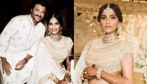 Sonam Kapoor's Pristine White 'Chikankari' Lehenga For 'Mehendi' Took More Than A Year To Prepare