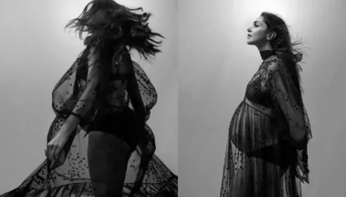 Deepika Padukone Takes Maternity Fashion To The Next Level In A Black Transparent Sabyasachi Dress