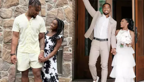 Simone Biles And Jonathan Owens' Relationship Timeline, Met On A Dating App To Getting Married Twice