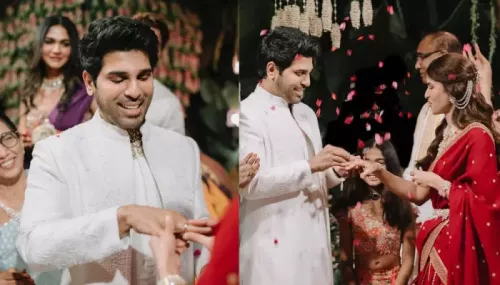 Allu Arjun's Brother, Allu Sirish Gets Engaged With Girlfriend, Nayanika, In An Intimate Ceremony
