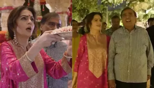 Nita Ambani Celebrates 62nd Birthday, Visits Temple With Her Husband, Mukesh Ambani
