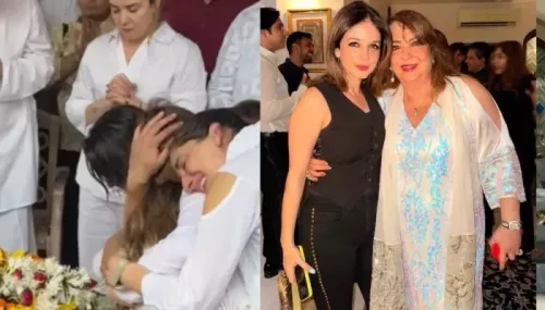 Zarine Khan's 'Antim Sanskar', Sussanne Khan And Zayed Khan Break Down As They Mourn Mother's Death