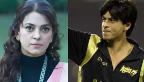When Juhi Chawla Blamed KKR'S Black Jersey For Losing Streak, SRK Called It, 'Rubbish'