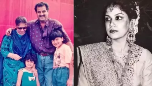 Unseen Picture From Boney Kapoor And Mona Shourie's Wedding, She Looks Elegant In A Marigold Lehenga