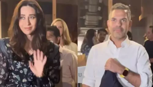 When Karisma Kapoor And Ex-Husband, Sunjay Were Spotted For Dinner, Duo Left In Separate Cars