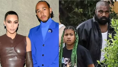 North West Reacts To Mom, Kim Kardashian's Romance With Lewis Hamilton Amid Kanye West's Jealousy