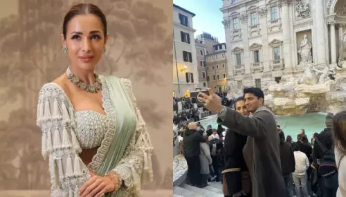Is 52-Year-Old Malaika Arora Vacationing With 33-YO Rumoured BF, Harsh Mehta In Rome? Pic Goes Viral