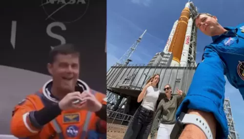 Artemis II Astronaut, Reid Wiseman Makes Loving Gesture To His Two Daughters Before Flying To Moon