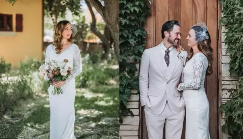 'Days Of Our Lives' Star Emily O'Brien Marries Ken Barnett In A Summer Garden Inspired Wedding