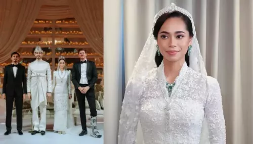 Malaysian Princess Marries British Racing Driver, Bride Stuns In Couture Gowns And Heirloom Jewelry