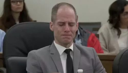 'American Idol' Alum Caleb Flynn Breaks Down In Court As Photos Of Slain Wife Are Shown To Jury