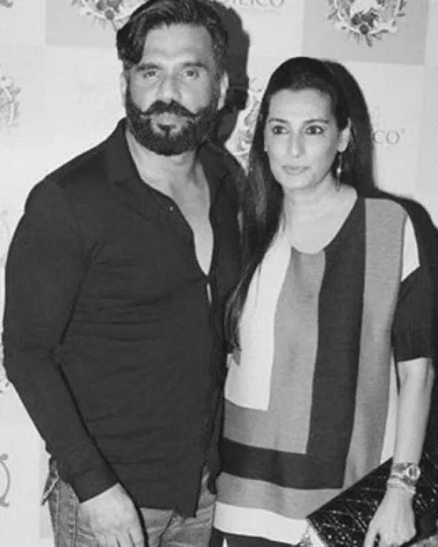 Suniel Shetty Is Celebrating His 25th Anniversary With Wife Mana In London