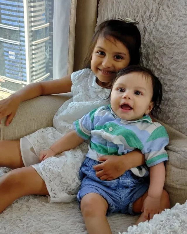 Dimpy Ganguly Shares A Super Cute Picture Of Her 'Funny Bunny', Aryaan ...