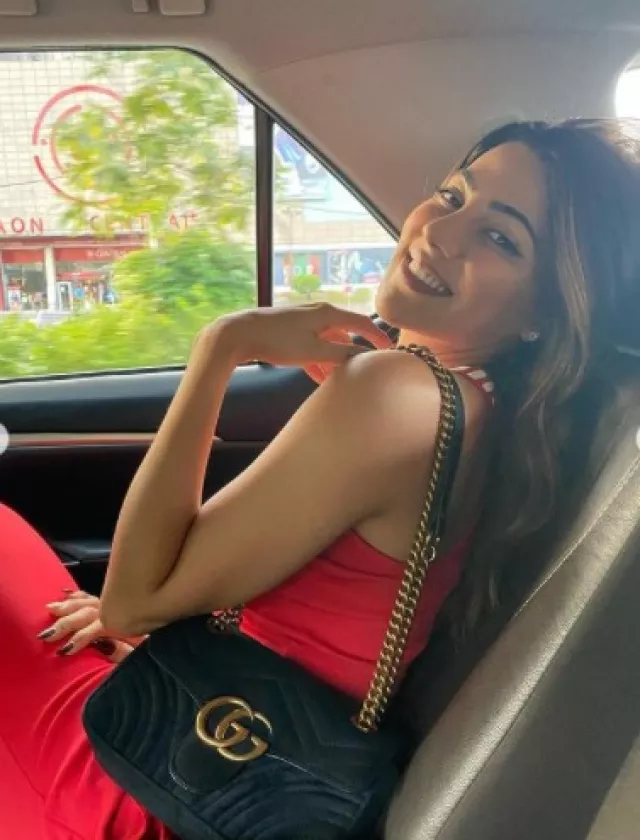 Nikki Tamboli Looks Stunning As She Flaunts Her Trendy Gucci Bag, It's