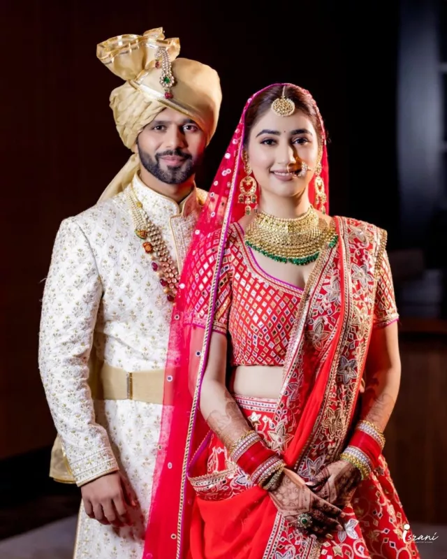 Unseen Pictures Of Disha Parmar And Rahul Vaidya's Intimate Wedding ...