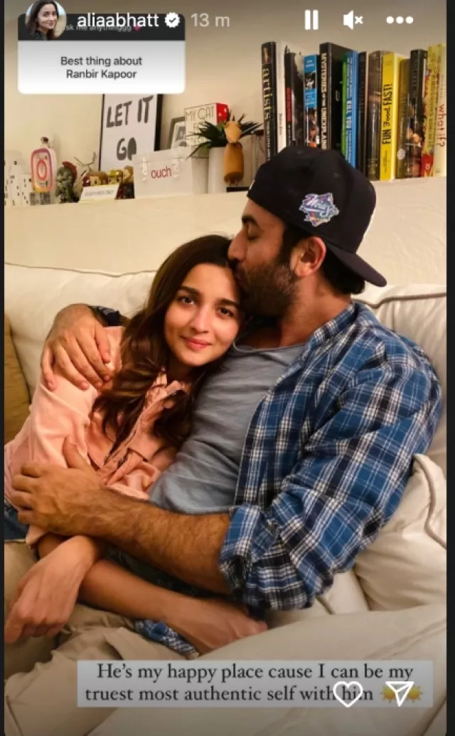 Alia Bhatt Calls Ranbir Kapoor 'Her Happy Place', Amidst